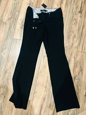 torrid Black Bootcut Pants with Button Tab Waist